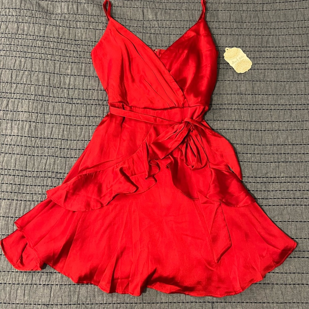 nwt red altar’d state dress